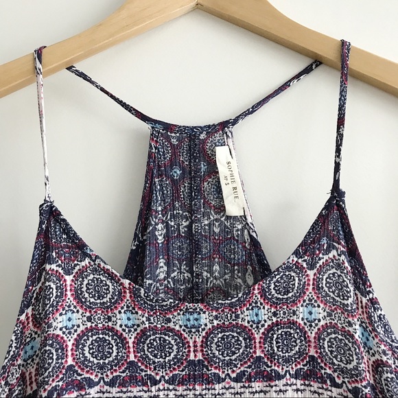 💛SALE Sophie Rue festival style boho tank top - Picture 2 of 7